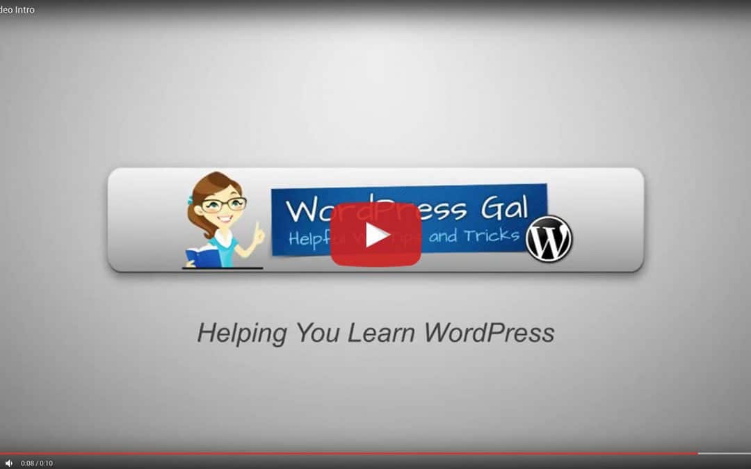 Video Intro for WPGal