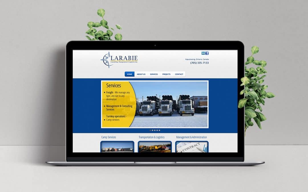 Website for Larabie Inc.