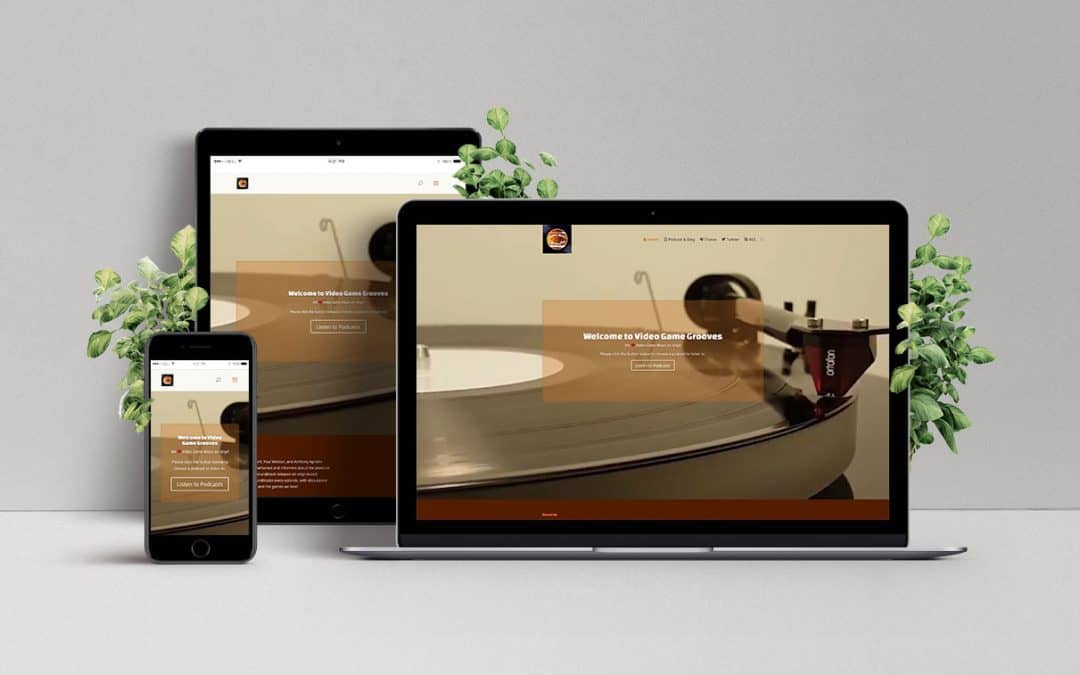 Website for Video Game Grooves