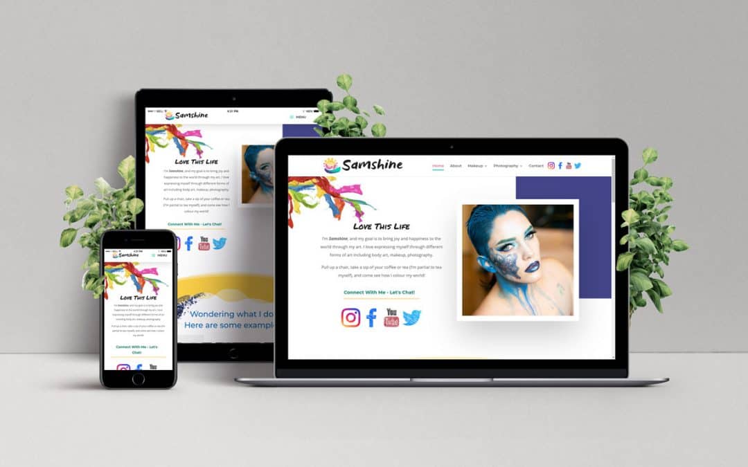 Website – Re-Design for Updated Branding for Samshine